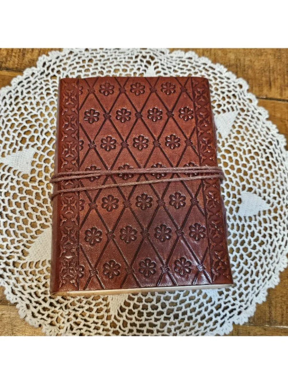Celtic Knot Mandala Leather Journal 5x7